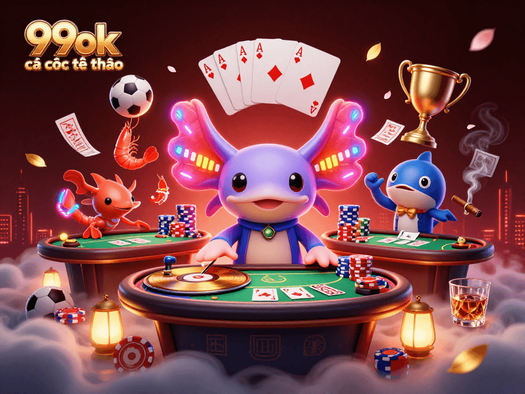 Experience thrilling 99ok cá cược thể thao sports betting with vibrant characters and action-packed elements.