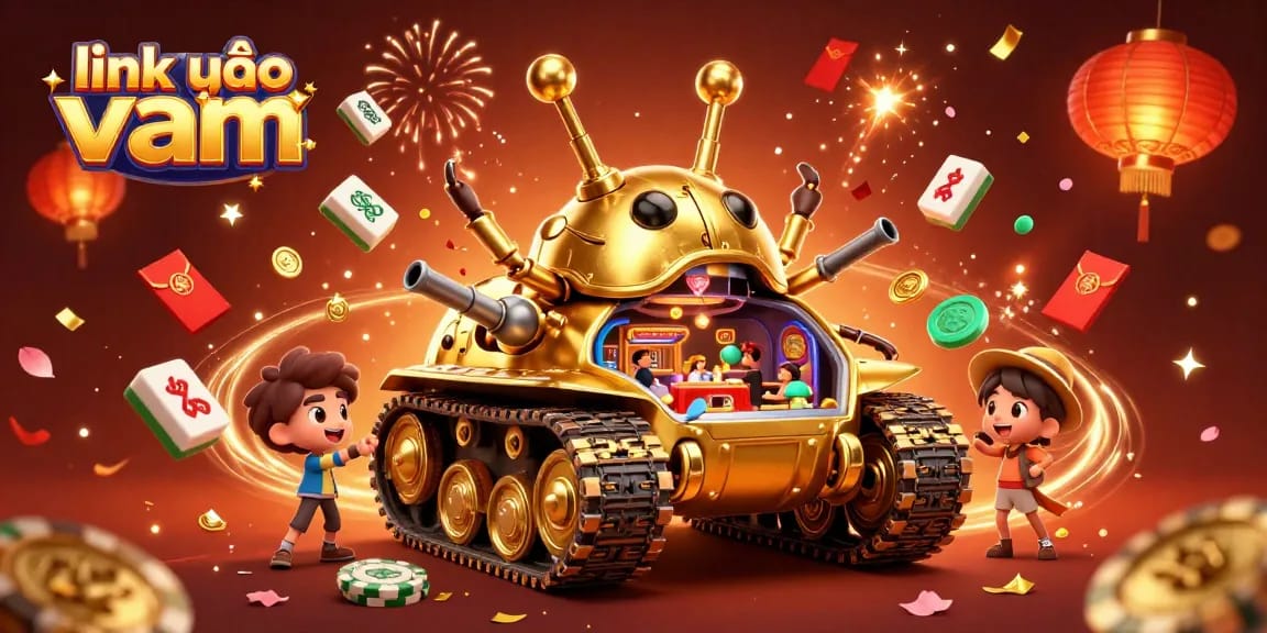 Experience excitement at link vào vmax with a vibrant casino scene showcasing animated casino elements and confetti.