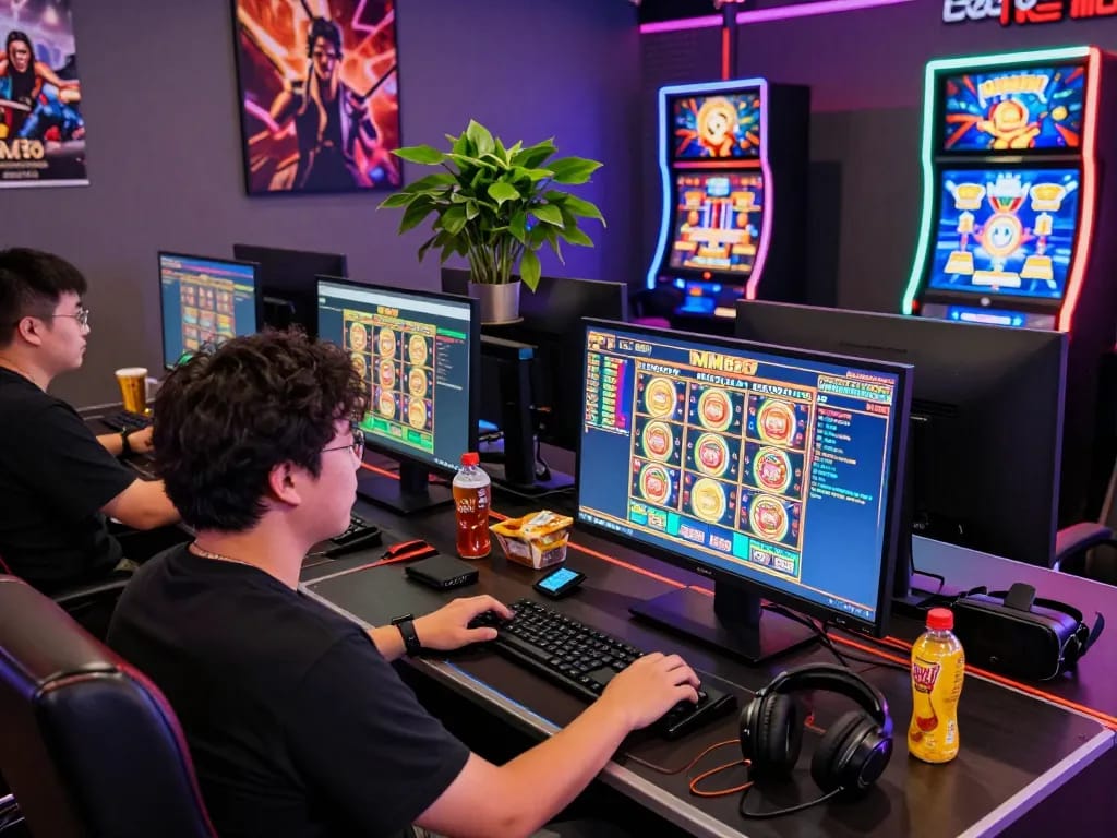 Exciting online gaming atmosphere with MM88 player engaged in dynamic gameplay.