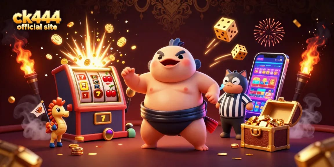 Experience winning thrills at ck444 official site with an exciting underwater casino scene and vibrant game elements.