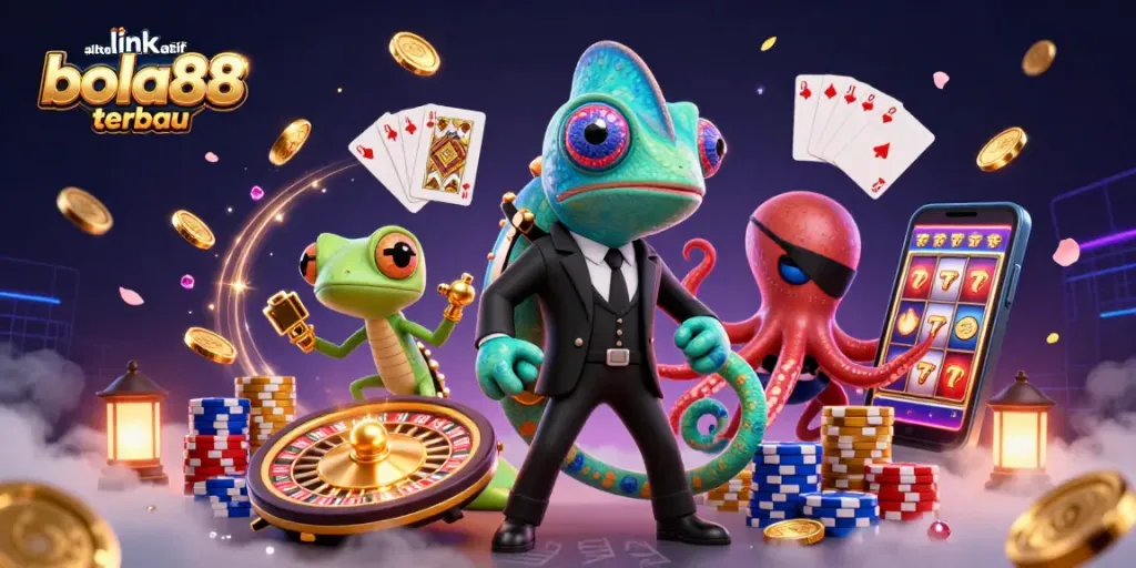 Engage in thrilling gameplay with link alternatif bola88 terbaru's action-packed casino scene