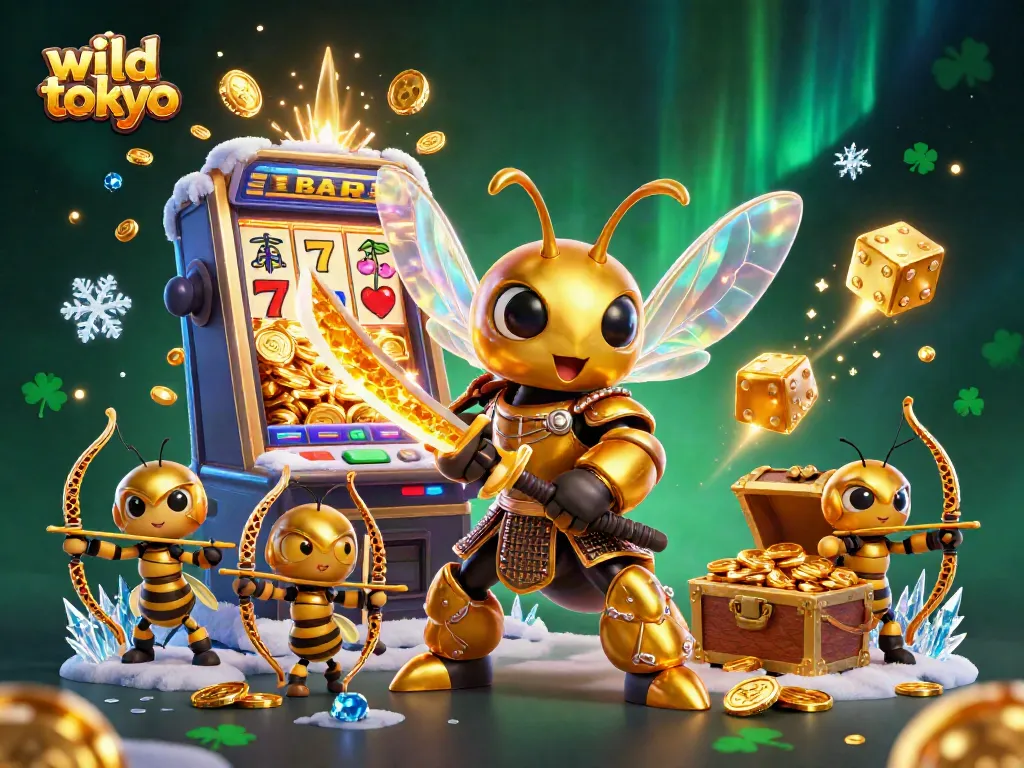 Experience the excitement of wild tokyo casino games with golden hornet samurai and immersive slot action.