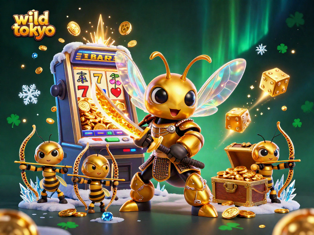 Experience the excitement of wild tokyo casino games with golden hornet samurai and immersive slot action.