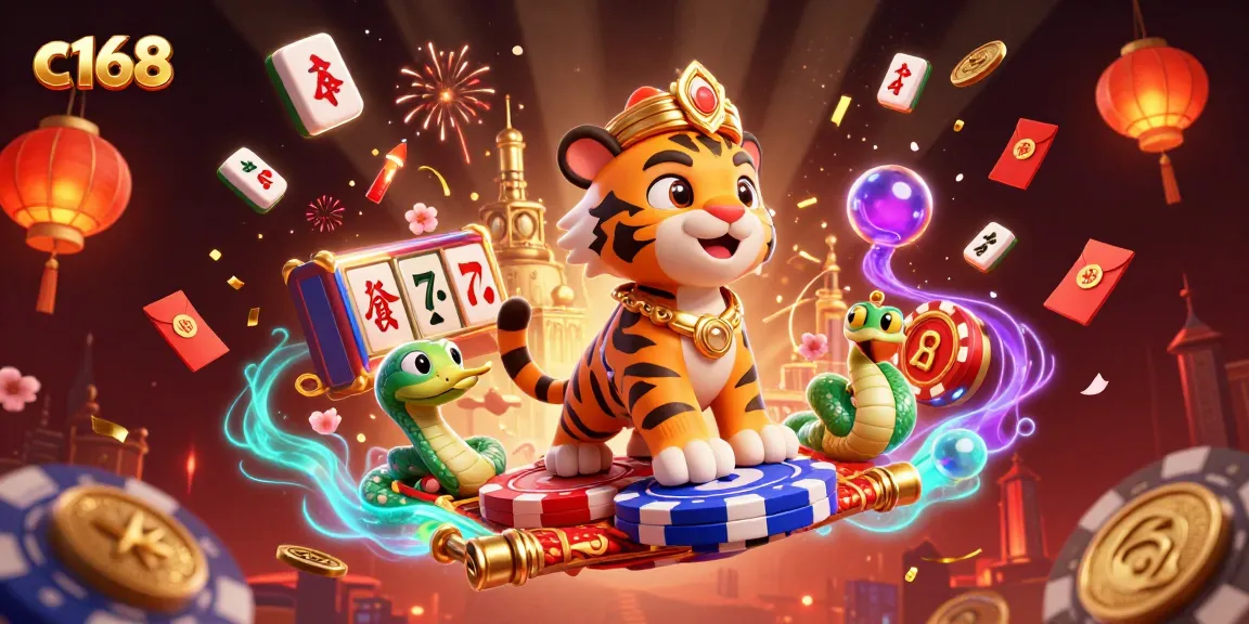 Experience thrilling slots at c168 with a magical Arabian nights theme, featuring a tiger sultan and gold palace.