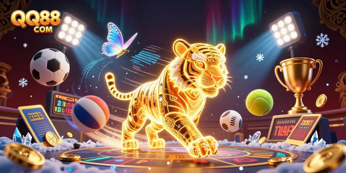 Engage in thrilling gameplay with QQ88 COM, featuring casino elements and vibrant characters.