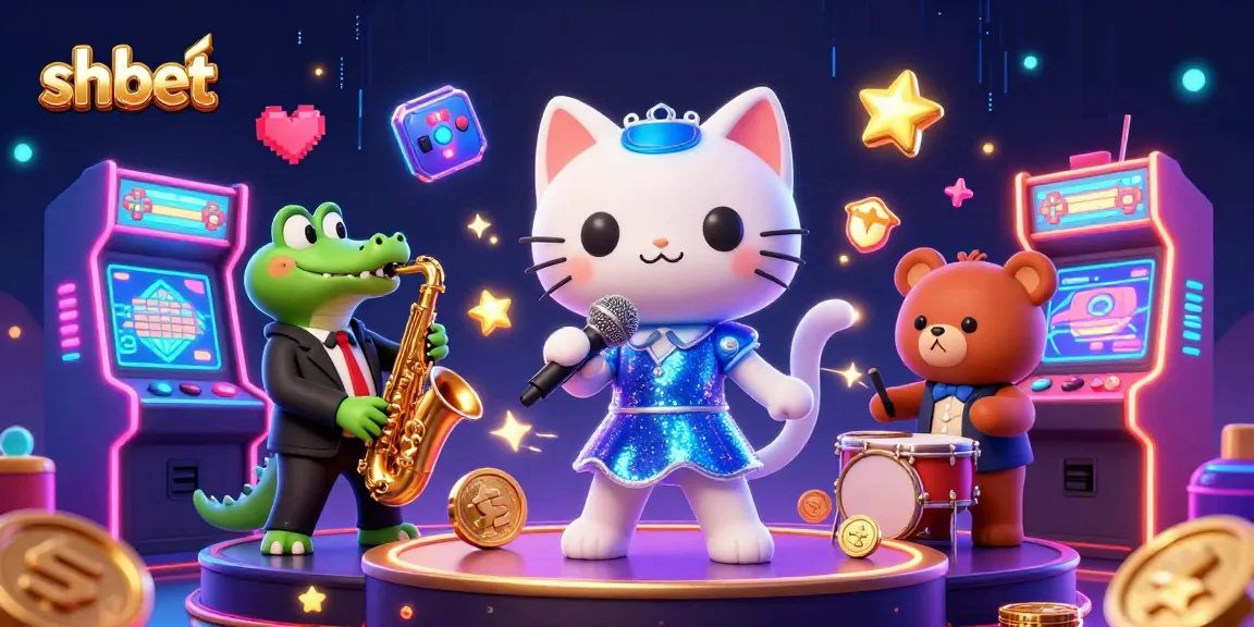 Sh bet characters perform exciting casino music within a vibrant gaming atmosphere.