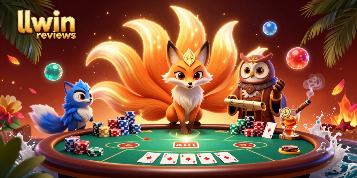 Experience thrilling gameplay with vibrant llwin reviews in a dynamic casino scene.